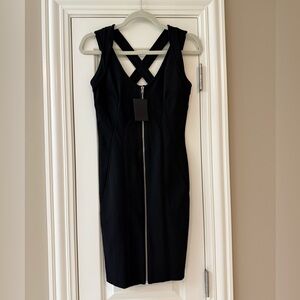 New with tags Alexander Wang Ponte Criss Cross Back Jersey Dress
